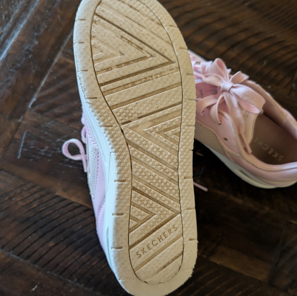 Skechers Kids Light Pink Sneakers - Picture 7 of 7